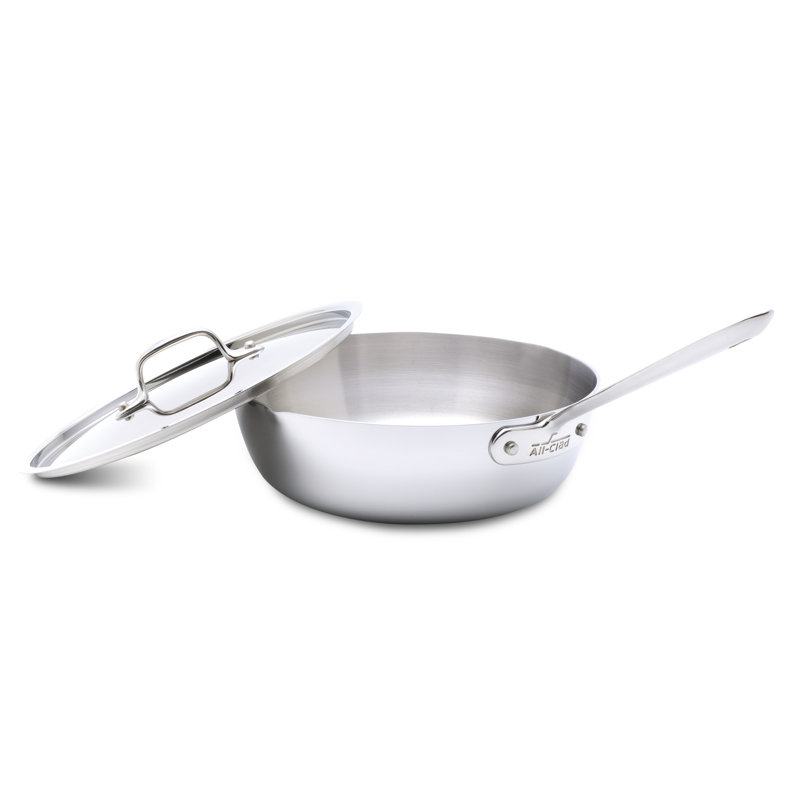 AllClad AllClad D3™ Compact Stainless Steel Saucier with Lid Perigold